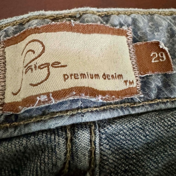 Paige Cropped Jeans, Low-waisted, Size 29 - Picture 2 of 3